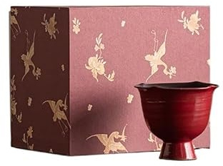 Tea Cups High-Foot Teacup Handmade Ceramic Tea Cup Single Cup Host Cup Guest Teacup Kung Fu Tea Set Coffee Mug