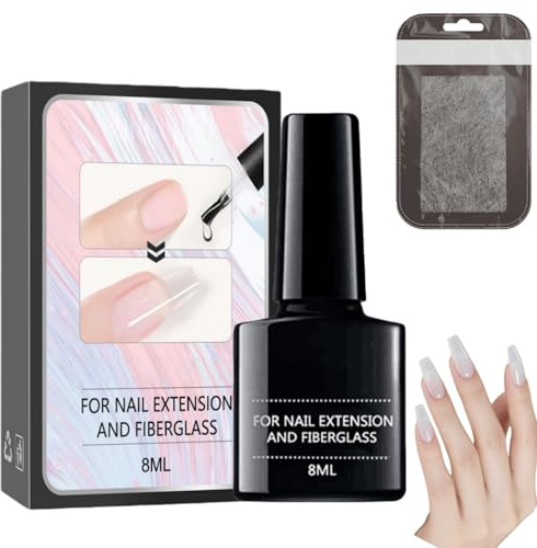 Instant Cracked Nail Gel,Nail Repair Kit for Broken Natural Nails,Extensions,Patches & Accessories,Easy-to-Use Split Nail Repair Stickers for Damaged Nails,Nail Strengthener Fixer for All People