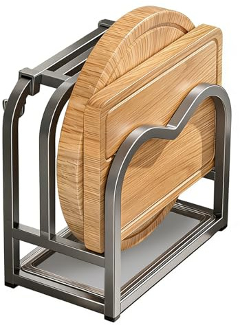Porte-Couvercles de Casserole Rangement Support Ustensiles Gain de Place en | Organisateur pour Couvercles et Cuillères pour Cuisine Appartement Dortoir Camping-Car Restaurant