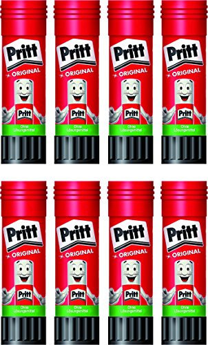 Pritt Klebestift 11 g, transparent, auswaschbar (8 Stück)