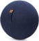 Sitting Ball Felt Sitzball mit Filzimitat, ergonomisch Sitzen im Büro & Zuhause, 65 cm Ø, Gymnastikball mit Stoffbezug, Fitnessball mit Tragegriff, 30°C waschbar, dunkelblau