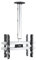VCM Deckenhalterung cm 4 cm Doppelhalterung TV Präsentation TV Wandhalterung Aluminium, Silber, 74 x 62 x 19 cm