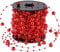 Pangda 65.6 Feet Christmas Tree Beads Garland Plastic Pearl Strands Chain for Christmas Wedding Decoration (Red)