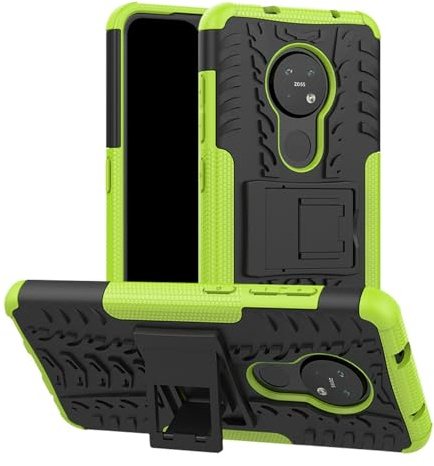 betterfon Oudoor Hülle Kompatibel mit Nokia 6.2/7.2 | Case Panzer Hülle Cover Schutzhülle Etui Bumper | Grün
