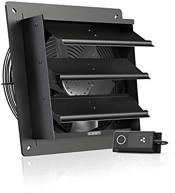 AC Infinity AIRLIFT S10, 250mm-Abluftventilator mit 10-stufigem Drehzahlregler, EC-Motor Wandmontage für Belüftung und Kühlung in Schuppen, Dachböden, Werkstätten und Gewächshäusern