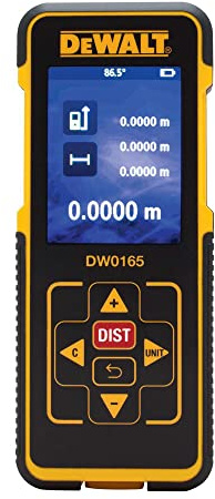 DEWALT 50 M Laser Distance Measurer LDM, 165 ft., AAA Batteries Included (DW0165N)