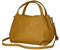 AmbraModa Damen handtasche Henkeltasche Schultertasche aus Echtleder GL023 (Senfgelb)