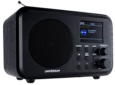 UNIVERSUM DAB Digitalradio, UKW Radio, mit Bluetooth, Kopfhörerausgang und Akku DR 300-20