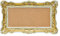 Bilderrahmen im Barock-Stil, Vintage-Stil, Shabby Chic, Foto-Poster, 96 x 56 cm, (Gold/Weiß)