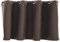 Anawakia Kurzstores Gardinen Vorhänge Vorhang Schals Kurz Blickdicht mit Ösen Scheibengardine Scheibengardine Blickdicht Vorhänge BxH 74 x 46 cm (Braun)