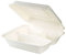 BIOZOYG Zuckerrohr Menübox-3-geteilt I nachhaltiges Take-Away-Geschirr biologisch abbaubar I Zuckerrohr Box für heiße & kalte Speisen unbeschichtet 23,8x23,9x8,1cm I Lunchbox 3 Kammern 50 Stück