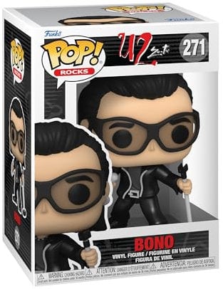 Funko Pop! Rocks: U2 - ZooTV - Bono - Figura de Vinilo Coleccionable - Idea de Regalo- Mercancia Oficial - Juguetes para Niños y Adultos - Music Fans - Muñeco para Coleccionistas y Exposición