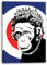 Printistico Leinwandbild Queen UK England, Street-Art Banksy Großbritannien - Moderner Kunstdruck - Wohnzimmer, Inneneinrichtung Deko