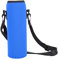 plplaaoo Housses Isothermes Sac de Transport de Bouteille d'eau, Manchon de Bouteille d'eau de Sports de Plein air, étui de Bouteille d'eau Thermique avec bandoulière réglable en néoprène (Ble