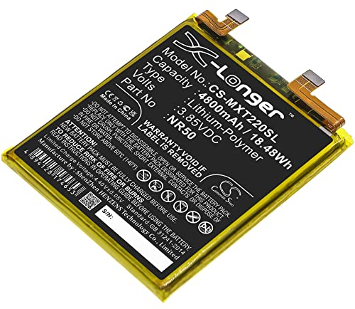 TECHTEK batterie compatibile con [Motorola] Edge 30 Ultra, Moto Edge X30, Moto Edge X30 5G 2021, XT2201-2 sostituisce NR50