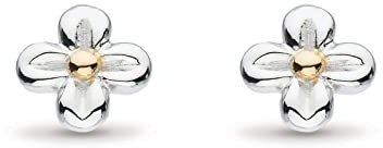 Kit Heath - Honey Flower Stud Earrings A nature-inspired Sterling Silver and gold bloom—gift a little floral charm or keep as a favourite staple