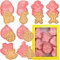 8 Stück Weihnachten Ausstecher, Weihnachten Keksausstecher Backset zum, 3D Fondant Ausstechformen, Keksausstecher Kunststoff für Kinder, Cookie Cutter für Backen Form schokolade Tortendekorationen