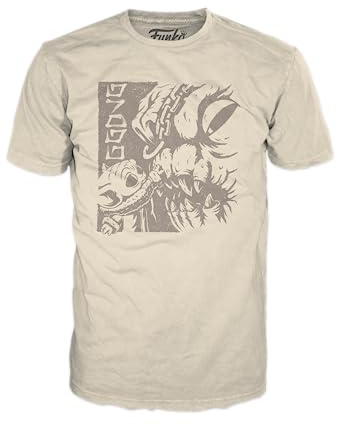 Funko Boxed Tee: SW - Grogu (the Child, Baby Yoda) With Rancor - Medium - Star Wars - T-Shirt - Clothes - Gift Idea - Short Sleeve Top for Adults Unisex Men and Women - Official Merchandise