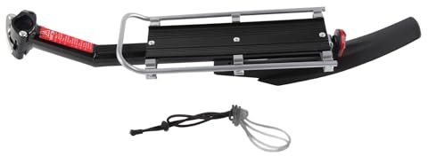 RiToEasysports Porte-Bagages de Vélo, Porte-Bagages Arrière de Vélo Support de Tige de Selle Démontage Rapide Porte-vélos en Alliage Porte-Bagages