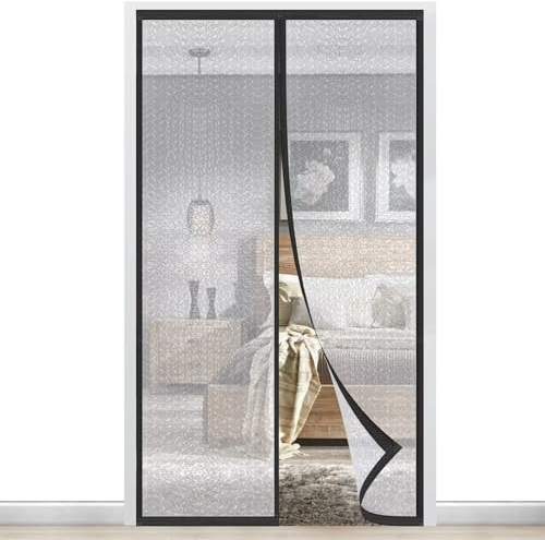 Magnet Thermovorhang Wärmeschutzvorhang Winter Kalteschutz Isolier Schutz 95 X 200 CM Für Tür Magnet Thermo Türvorhang Fliegengitter EVA Wasserdicht Fliegenvorhang für Balkontür Wohnzimmer