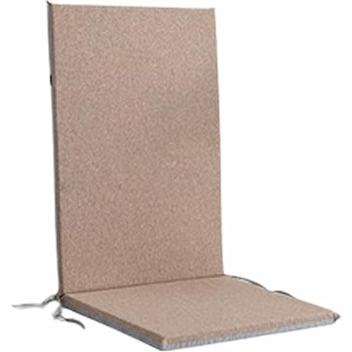 Leinen Baumwolle Kissen Einfarbig Dicke Sitzauflagen Terrassen-Chaiselongue-Kissen Ideale Polsterung - Stuhlauflage, Sitzpolster für Haus, Garten(120 * 48cm).