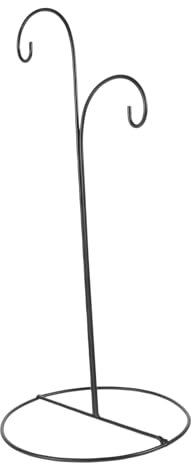 AOKWAWALIY Hook Holder Ornament Hanger Stand Witch Ball Hanging Stand Ornament Display Stand Air Plant Stand Christmas Decoration Stand Tea Light Holder Bag Bottle Rack Iron