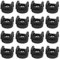Lot de 20 attaches magnétiques pour fermeture éclair - Organiseur de câble magnétique pour voiture et fournitures de bureau (22 mm)
