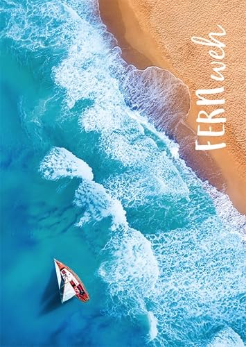 Gutsch Verlag Postkarte Sprüche: Sehnsucht nach der Ferne - Urlaubsstimmung für Zuhause