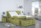 Boxspringbett Pino 240x220, WT-Apfelgrün, 7-Zohnen Taschenfederkernmatratze, Ergoflex - Inklusive Aufbau - Deutscher Hersteller