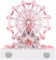 3D Riesenrad-Notizblock, dreidimensionale Ornamente, Papierblock, Urlaubsschnitzerei, Haftnotiz, Antihaftbeschichtung, U4F0