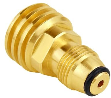 Adaptateur de réservoir de propane, convertisseur de bouteille de gaz propane en laiton, diamètre intérieur 2 cm, pièces de réchaud de camping pour l'extérieur