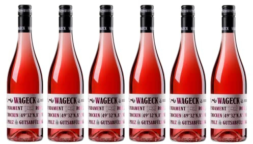 6x 0,75l - 2025er - Wageck Pfaffmann - Fundament - Cuvée Rosé | Qualitätswein Pfalz - Deutschland - Rosé-Wein trocken
