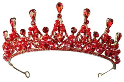 FOMIYES Handgemachter Eleganter Braut-haarschmuck mit Strasssteinen für Hochzeitsfeiern und Bankette