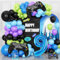 9th Birthday Video Game Balloons Arch, 9th Game Party Balloon Garland Kit Boys Birthday Supplies with Blue Number 9 Balloon Game Foil Balloons for 9 Year Old Teens Boys Party Decor