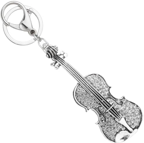 Lpitoy Geigen-schlüsselanhänger, Kristall-geigen-schlüsselanhänger, Mini-geigen-Charm-schlüsselanhänger, Musikinstrument-schlüsselanhänger Für Frauen Und Mädchen, Geldbörse, Zubehör