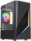 Genesis mATX PC Gaming Case, Micro ATX Tower Case With 2 x 120mm ARGB Fans And LED Strip, Tempered Glass Panel