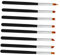 MUCKLILY 8Pcs Nail Art Brush Set Poly DIY Nail Drawing Pens for Manicure for Floral Designs Easy to Use for Home Salon Nail Art
