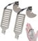 2 PCS Portable Security Lock for Home, Travel & Hotel - No Drill Door Lock Latch