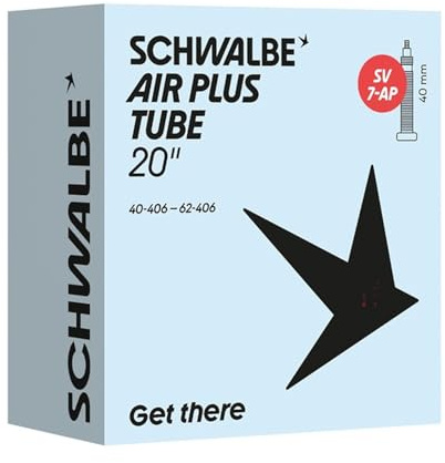 Schwalbe Fahrradschlauch SV7-AP AIR Plus 40/62-406 IB 40mm