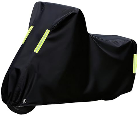 Bâche de Protection Moto Etanche pour Honda Silverwing 600,Housse de Scooter pour Moto en 210D imperméable avec Trous de Verrouillage, Pluie, UV, Neige