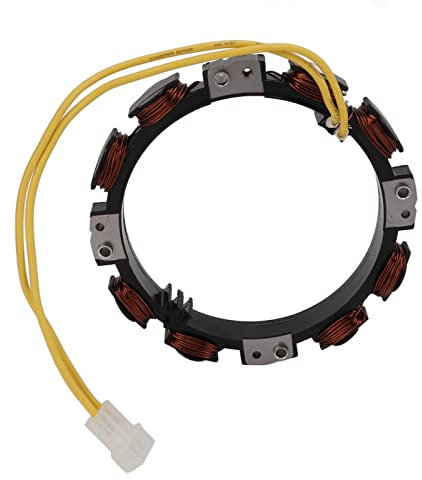 Aramox Lichtmaschinen-Ladespule, Metall-Lichtmaschinenspule, Ersatz 592830, Ersetzt 691064, 696458, 393295, für Rasentraktor- und Rasenmäher-Modelle, Motorreparatur