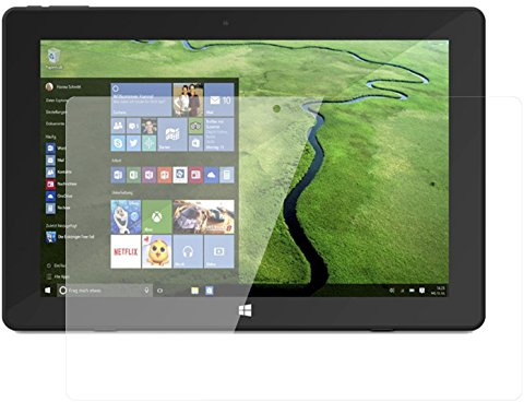 dipos I 2X Displayschutz klar kompatibel mit TrekStor SurfTab Twin 10.1 Schutzfolie 9H Anti-Shock