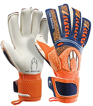 Ho soccer SSG Ikarus Roll Torwarthandschuhe, Unisex Erwachsene 7,5 Orange/Blau/Weiß