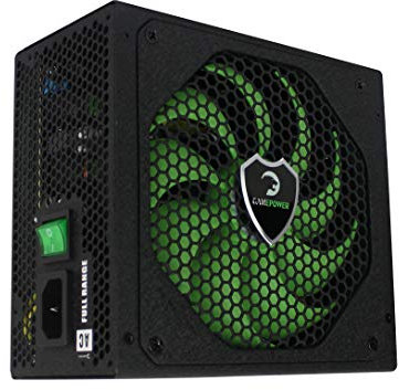 GameMax GS-450 Power Supply (No Power Cable inc.), SFX PSU, Non-Modular, 80 Plus Bronze, 85% Efficiency, 8cm Cooling Fan | A Premium Power Supply With Up-To-Date Features | Black