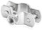PRIOstahl® Rohrschellen aus Edelstahl V2A f. Stockschrauben - Rohrhalter Rohrbefestigung Rohr (1/2 Zoll, 20-27mm, 1 Stück)