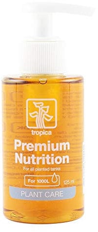 Tropica Premium Nutrition Dünger 125ml Flasche - Düngung für Aquarienpflanzen Eisen Mangan Mikronährstoffe