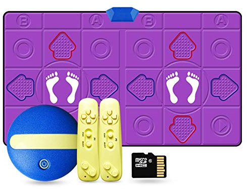 XBSLJ Kindertanzmatten Double Dance Mat Pad für TV HDMI Computer Step Game Teppich Dual User HD 11mm Tanzmaschine Yoga Mat