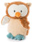 NICI 47093 Kuscheltier Baby Owlino mit drehbarem Kopf 40 cm Plüschtier für Mädchen, Jungen & Babys – Stofftier Eule zum Kuscheln, Spielen & Schlafen – Gemütliches Schmusetier ab 0 Monaten, BRAUN/GRÜN