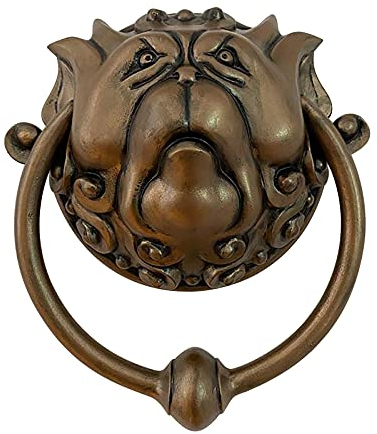 LLDDSS Türklopfer Antique Retro Design Türklopfer Dekorativer Labyrinth DoorKnocker Wandkunst Dekorativer Harz Handwerk Drop Ring Türhänger Pull (Color : A)