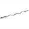 GEREP Curlstange Kurzhantelstange Hantelstange Langhantelstange Gewichtheberstange für Workout Sicheres Fitness Kraft Training/Silber / 120cm